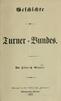 Geschichte des Turner-Bundes