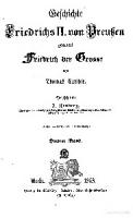 Geschichte Friedrichs II. von Preußen, genannt Friedrich der Große [3]