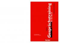 Gesprächstraining Deutsch für den Beruf Deutsch als Fremdsprache/ PDF-Download [1. Auflage, ungekürzte Ausgabe]
 9783198972465, 3198972469