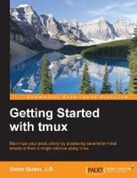 Getting Started with tmux
 178398516X, 9781783985166