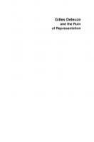 Gilles Deleuze and the Ruin of Representation
 9780520922235