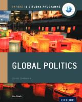 Global Politics for the IB Diploma Course Companion
 9780198308836