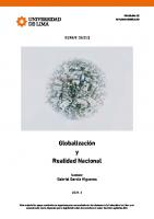Globalización y Realidad Nacional [1 ed.]