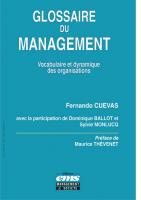 Glossaire du management : Vocabulaire et dynamique des organisations
 2376870399,  9782376870395
