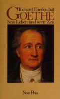 Goethe : Sein Leben und seine Zeit
 3492102484