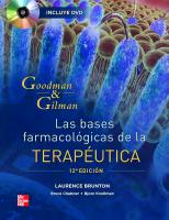 Goodman and Gilman. Las bases farmacologicas de la Terapeutica