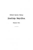 Gotthold Ephraim Lessings Sämmtliche Schriften: Band 17 [Reprint 2020 ed.]
 9783112339886, 9783112339879