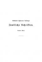 Gotthold Ephraim Lessings Sämmtliche Schriften: Band 2 [Reprint 2023 ed.]
 9783112696064, 9783112696057