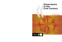 Governance in the 21st Century (Oecd Future Studies)
 9789264185418, 9264185410