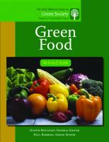Green Food: An a-To-Z Guide [1 ed.]
 9781452266084, 9781412996808