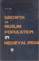 Growth of Muslim Population in Medieval India (A.D. 1000-1800)