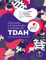 Guia para Compreensão e Manejo do TDAH da World Federation of ADHD (Portuguese Edition) [1 ed.]
 9788582715604
