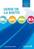 Guide de la route [2e ed.]
 9782551262458, 9782551262557