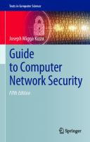 Guide to Computer Network Security [5° ed.]
 3030381404, 9783030381400