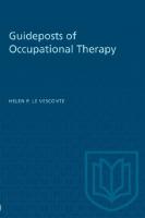 Guideposts of Occupational Therapy
 9781487583040