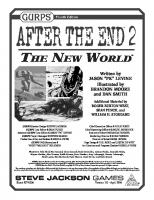 GURPS 4th edition. After the End 2: The New World