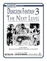 GURPS 4th edition. Dungeon Fantasy 3: The Next Level
 9781556347894