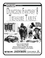 GURPS 4th edition. Dungeon Fantasy 8: Treasure Tables