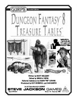GURPS 4th edition. Dungeon Fantasy 8: Treasure Tables