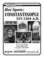GURPS 4th edition. Hot Spots: Constantinople, 527-1204 A.D.