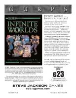 GURPS 4th edition. Infinite Worlds [4 ed.]
 1556347340, 9781556347344