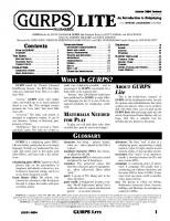 GURPS 4th edition. Lite [August 2004 edition, Rev. 07/12/04]