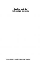 Gus Dur and the Indonesian Economy
 9789812306050
