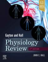 Guyton & Hall Physiology Review (Guyton Physiology) [4 ed.]
 9780323639996, 2020942162