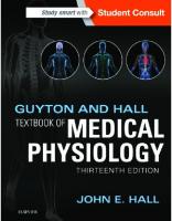 Guyton and Hall Textbook of Medical Physiology [13 ed.]
 9781455770052, 9781455770168, 2015002552