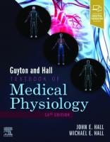 Guyton and Hall Textbook of Medical Physiology [14th Edition]
 9780323640039, 9780323758383