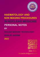 Haematology and non imaging procedures in nuclear medicine by khalid jassim [1 ed.]