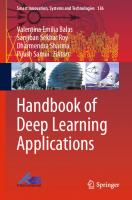 Handbook of deep learning applications
 9783030114787, 9783030114794, 3030114783