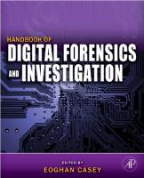 Handbook of Digital Forensics and Investigation
 0123742676, 9780123742674