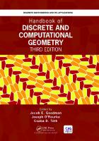 Handbook of discrete and computational geometry [Third edition]
 9781498711395, 9781351645911, 1351645919, 9781498711425, 1498711421