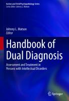 Handbook of Dual Diagnosis: Assessment and Treatment in Persons with Intellectual Disorders [1st ed.]
 9783030468347, 9783030468354