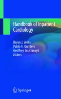 Handbook of Inpatient Cardiology [1st ed.]
 9783030478674, 9783030478681