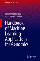 Handbook of Machine Learning Applications for Genomics (Studies in Big Data, 103) [1st ed. 2022]
 9789811691577, 9789811691584, 9811691576