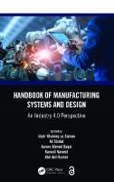 Handbook of Manufacturing Systems and Design
 103235321X, 9781032353210