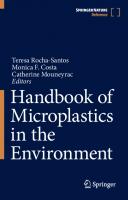 Handbook of Microplastics in the Environment
 3030390403, 9783030390402