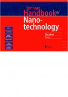 Handbook of Nano-technology [1 ed.]
 9783540298380, 3540012184