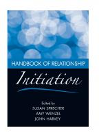 Handbook of Relationship Initiation [First edition]
 9780429020513, 0429020511, 9780429673221, 0429673221