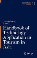 Handbook of Technology Application in Tourism in Asia
 9789811622090, 9789811622106