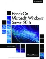 Hands-on Microsoft Windows Server 2016 [Second edition.]
 9781305078628, 1305078624