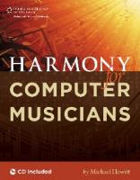 Harmony for Computer Musicians [1 ed.]
 1435456726, 9781435456723