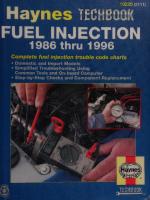 Haynes Fuel Injection Techbook 1986 thru 1996 Diagnostic Manual [10220]
 1563922339, 9781563922336