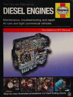 Haynes Manual on Diesel Engines
 1785210033, 9781785210037