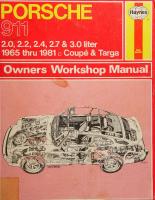 Haynes Porsche 911 Owners Workshop Manual
 0856966916, 9780856966910