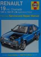 Haynes Renault 19 Service and Repair Manual
 1859601413, 9781859601419