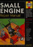 Haynes Small Engine Repair Manual
 1850107556, 9781850107552