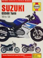Haynes Suzuki GS500 Twin Service and Repair Manual 1989 to 2008 [3238]
 1844258815, 9781844258819